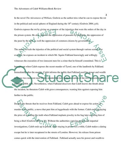 The Adventures of Williams by Godwin