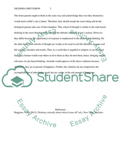 Parents-Children Dilemma Discussion