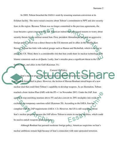 Irans Nuclear Program