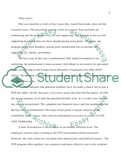 Cooper Green Hospital and the Community Care Planning