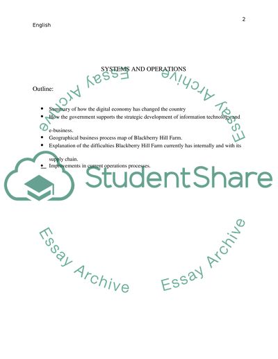 Sysytems and Operations