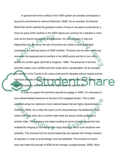 Characteristics of Warfare in the 21st Century