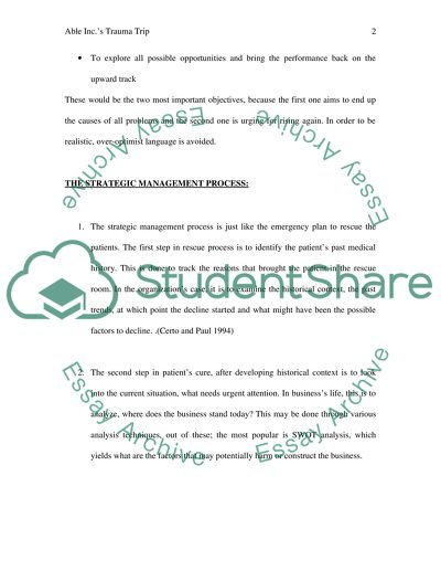 Able Companys Trip to Trauma