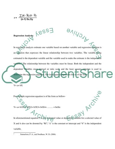 What is correlation analysis