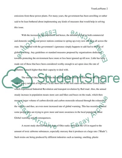 Global Warming In Ohio