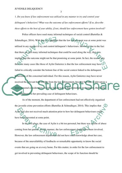 Juv. Deliquency - Assignments 3