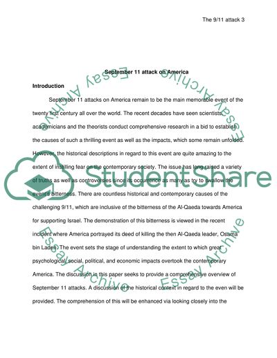 September 11 Attack on America