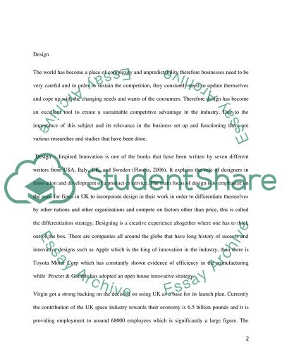 Future Innovative Design in Virgin Galactic