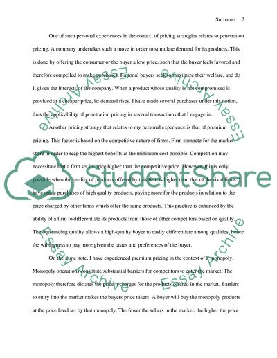 Introduction to Pricing Strategies