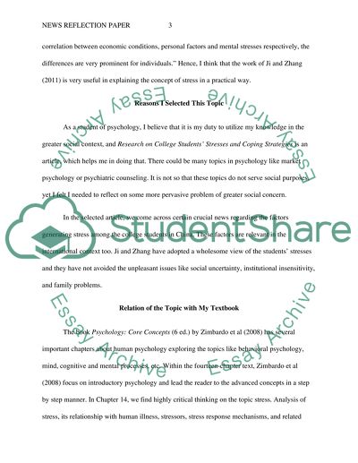 College Students Stresses and Coping Strategies Written by Ji and Zhang