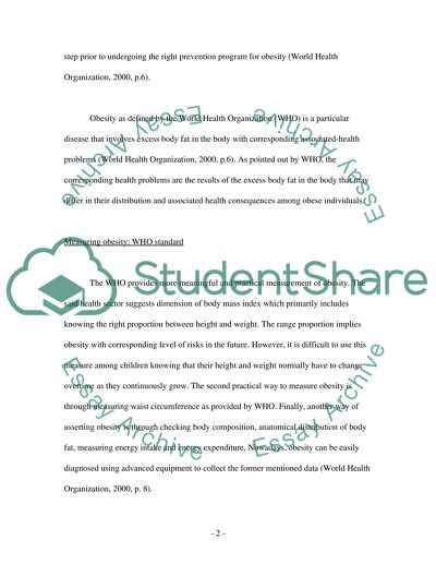 Obesity. What is the role of private business in constructing obesity as a global health problem