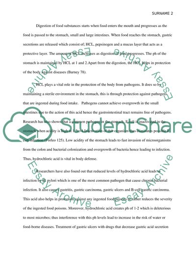 The Role of Hydrochloric Acid in Protecting the Body from Disease