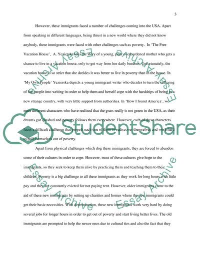 Comparing the New Immigrants