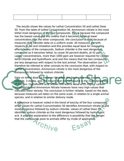 Lethal Concentration 50 and Lethal Dose 50