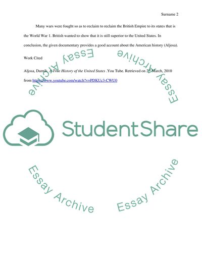 1932, A true history of the United States