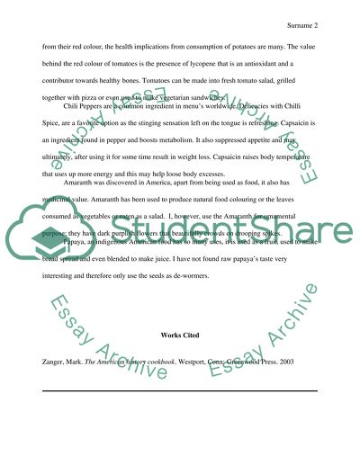 The American History Cookbook