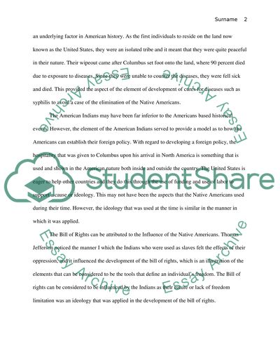 How Indian affairs led to tadays foreign affairs