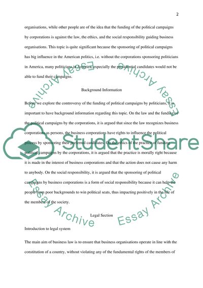 Social Responsibility of Business Corporations