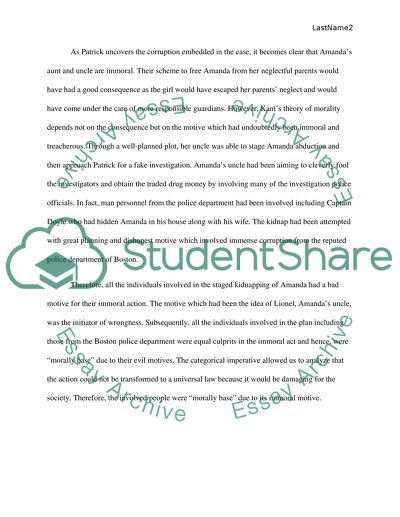 Morality Is a Central Theme of Immanuel Kants Philosophy