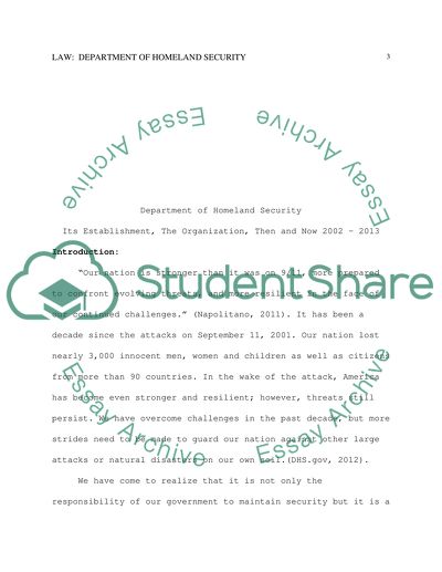 Department of Homeland Security