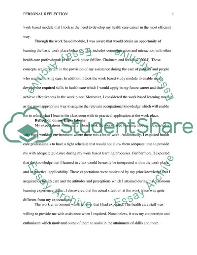 essay health care amazoncom master of health care administration reflection health care essay essay example reflective writing using gibbs example of reflective writing in a