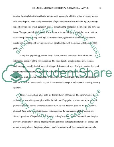 Counselling, Psychotherapy and Psychoanalysis