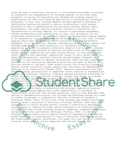 Strategy mapping & the learning and growth perspective
