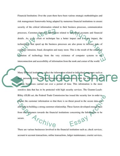 Managing information security risks in global financial institutions