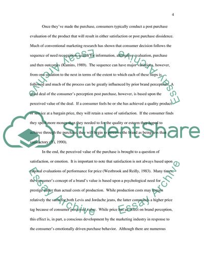 The Effect of Price on Consumer Brand Perception