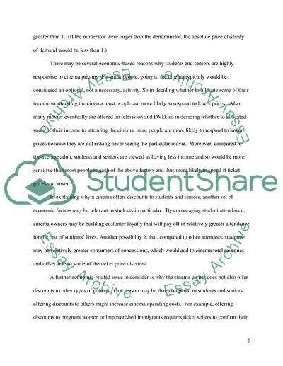 Explaining Cinema Tickets Price Differences