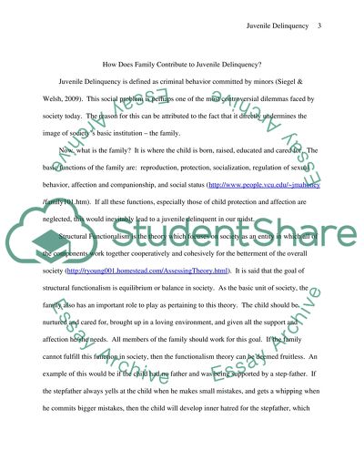 How does family contribute to juvenile delinquency