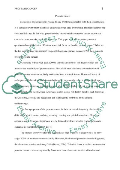 Short Paper on Male Health