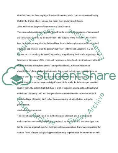 Published Piece of Research