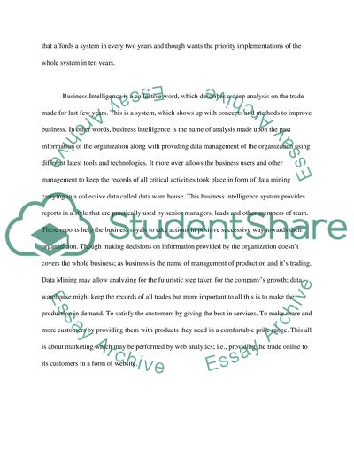 Business Intelligence and Enterprise Performance Management