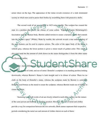 Comparison of Sculptures