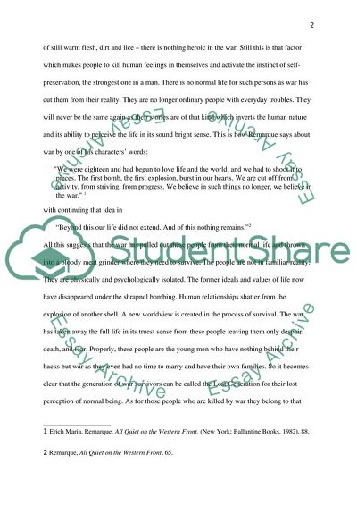 All Quiet on the Western Front