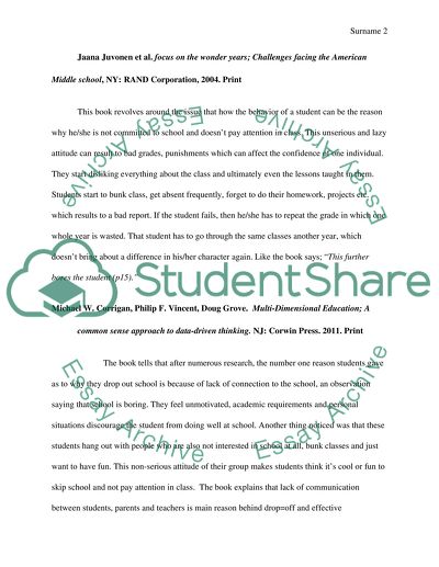 Why Students drop off from School