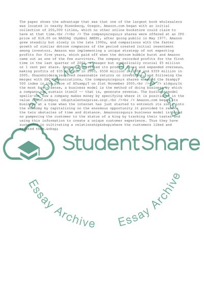 How Amazon Survived Thrived and Turned a Profit