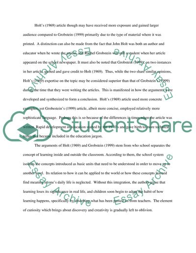 The Bad Side of Schooling: Two Relate Articles