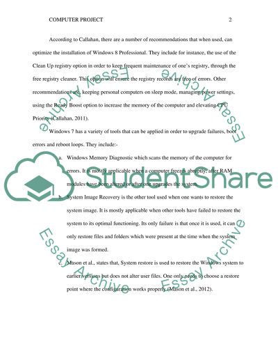 Computer Sciences and Information Technology Microsoft Updates