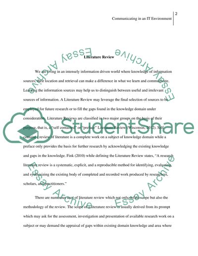 Communicating in an IT Environment