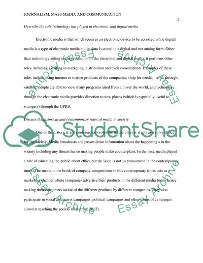 Electronic and Digital Media Industry Paper