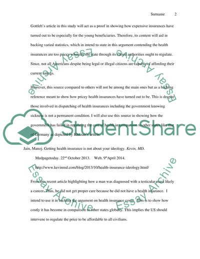 Should sick people pay more for health insurance