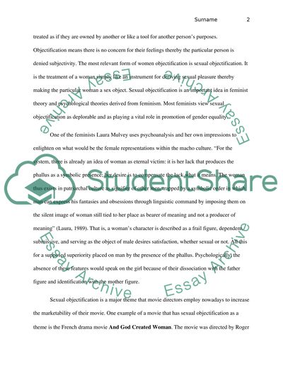 Misrepresentation of Women in Cinema