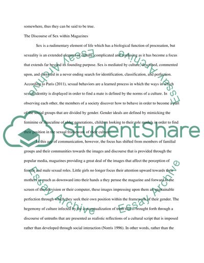 Sex Violence and Crime