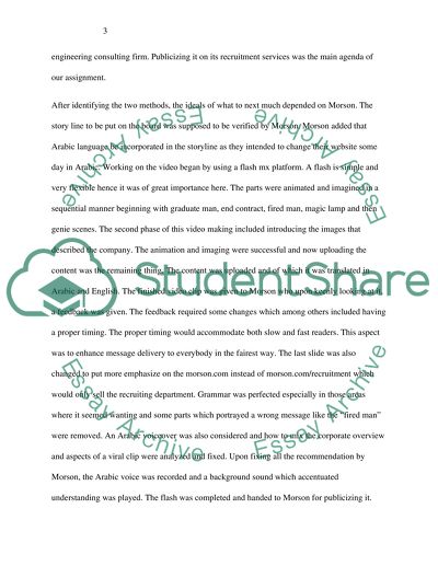 Viral Video Campaign for Morson