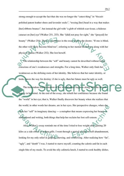 Moment of Destiny: The Concept of Beauty