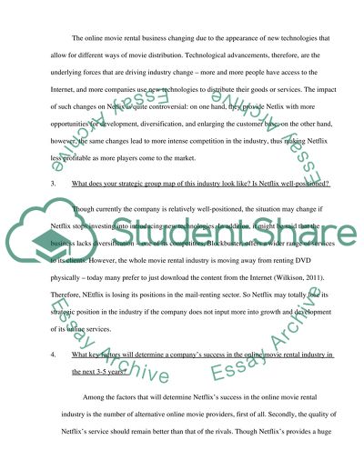 The Competitive Forces Confronting Netflix