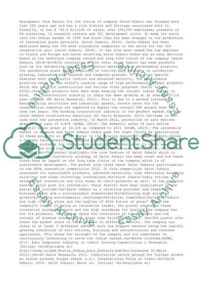 Global Enterprise and Innovation