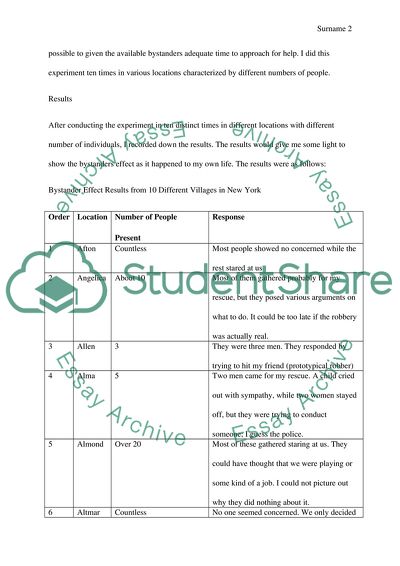 Experiencing Psychology in the Real World